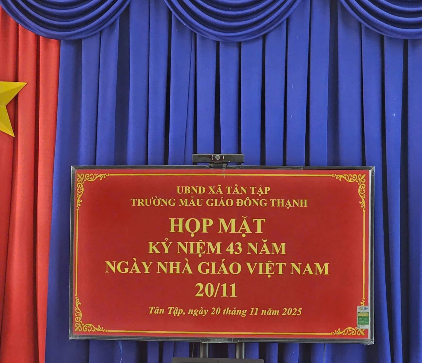 Trường MG Đông Thạnh họp mặt kỷ niệm 43 năm ngày nhà giáo Việt Nam 20/11.